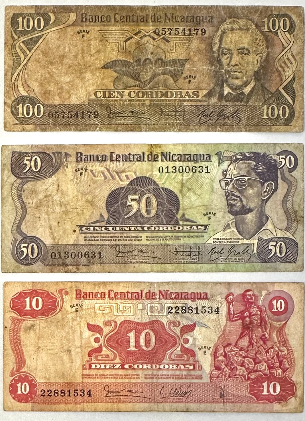 Sandanista Nicaraugan Money Lot