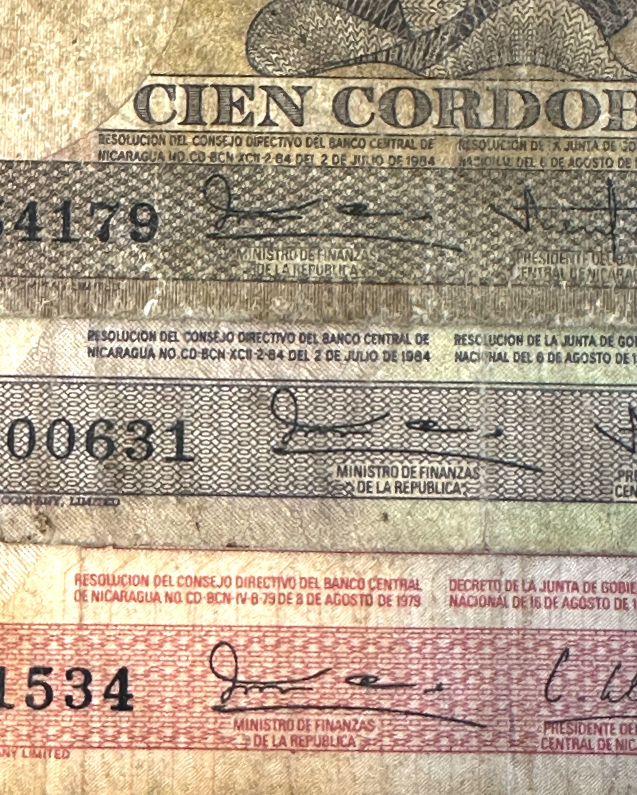 Sandanista Nicaraugan Money Lot - Image 2