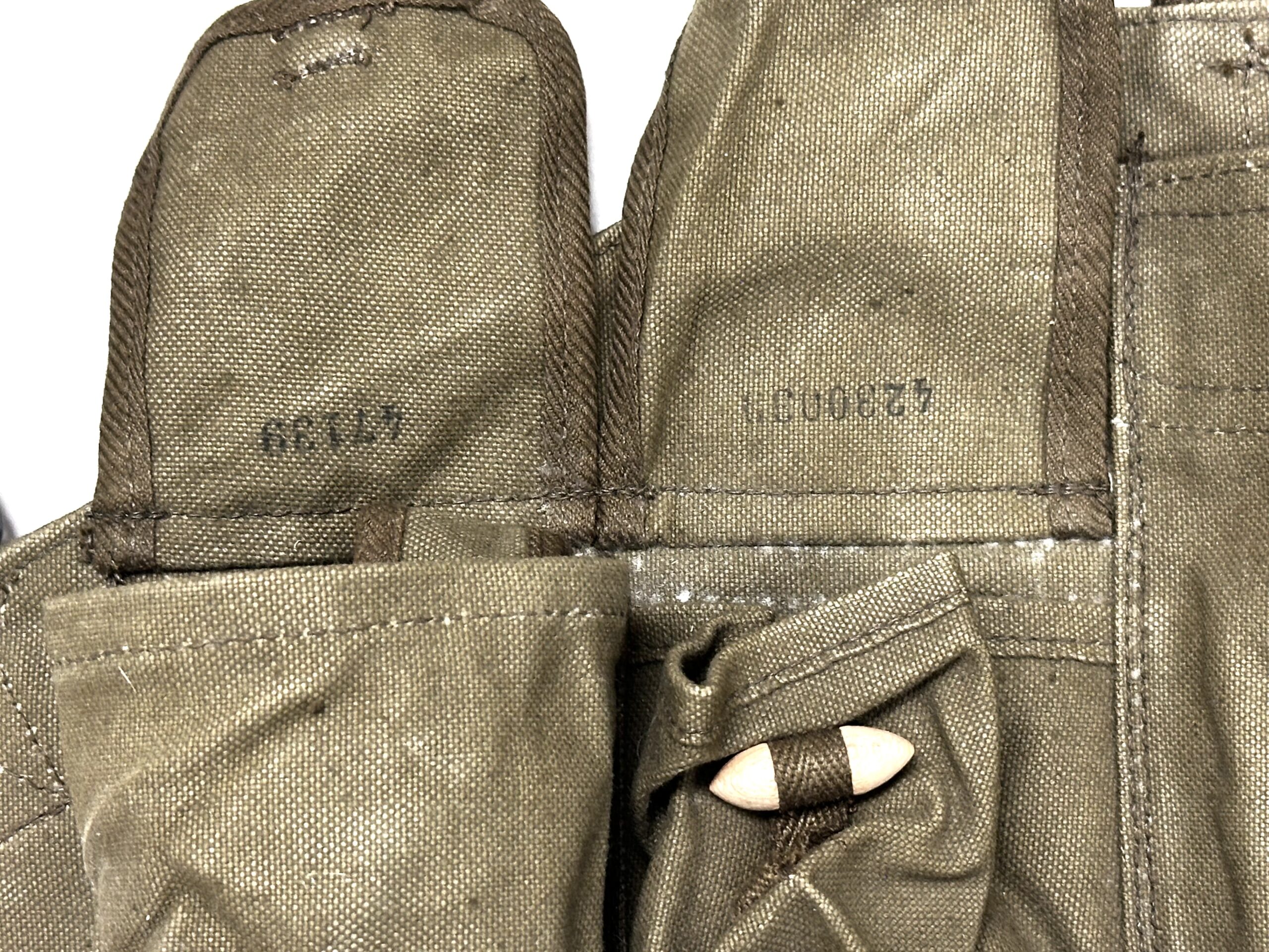 North Vietnamese Army Viet Cong 1965 Four Buckle AK47 Chestpouch - Image 6