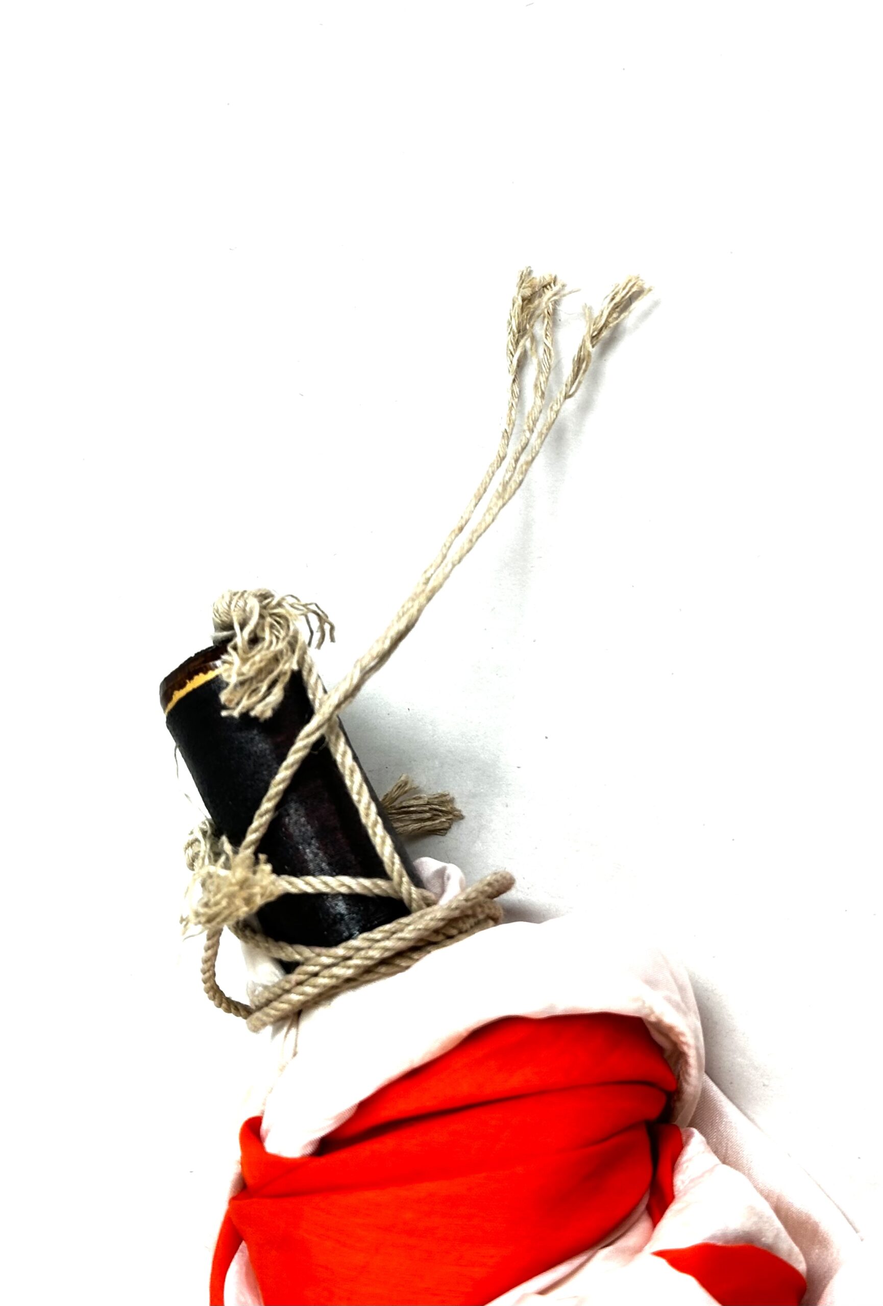 WW2 Japanese Navy Pilots Floating Distress Float Flag with Retention Cord - Image 8