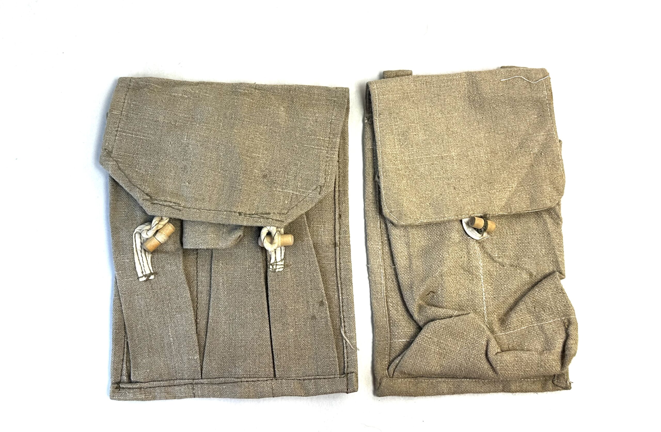 WW2 Soviet Russian North Korean Issue PPS43 and RKG Grenade Pouch Lot