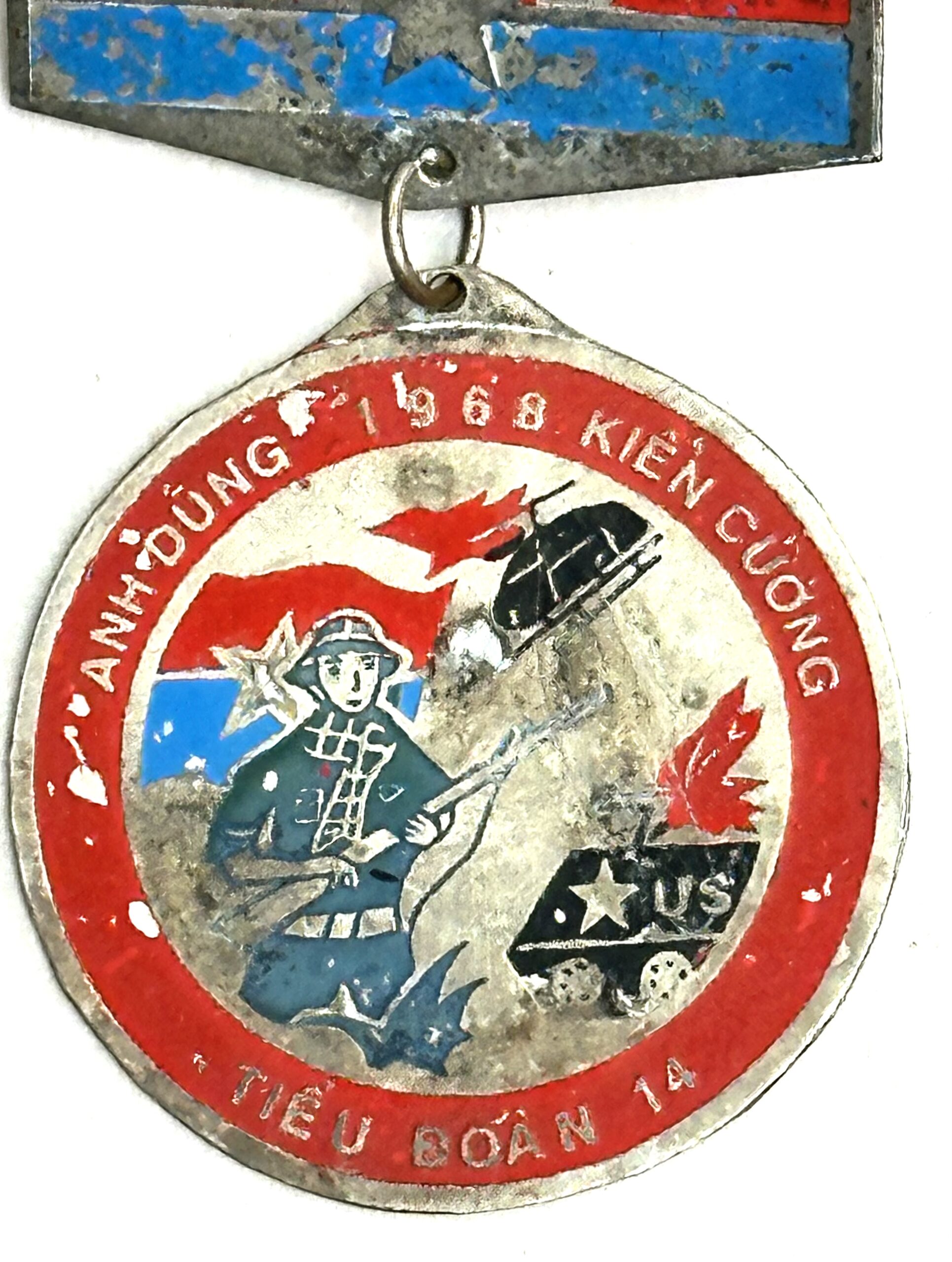 Viet Cong 14th Battalion Medal 1968