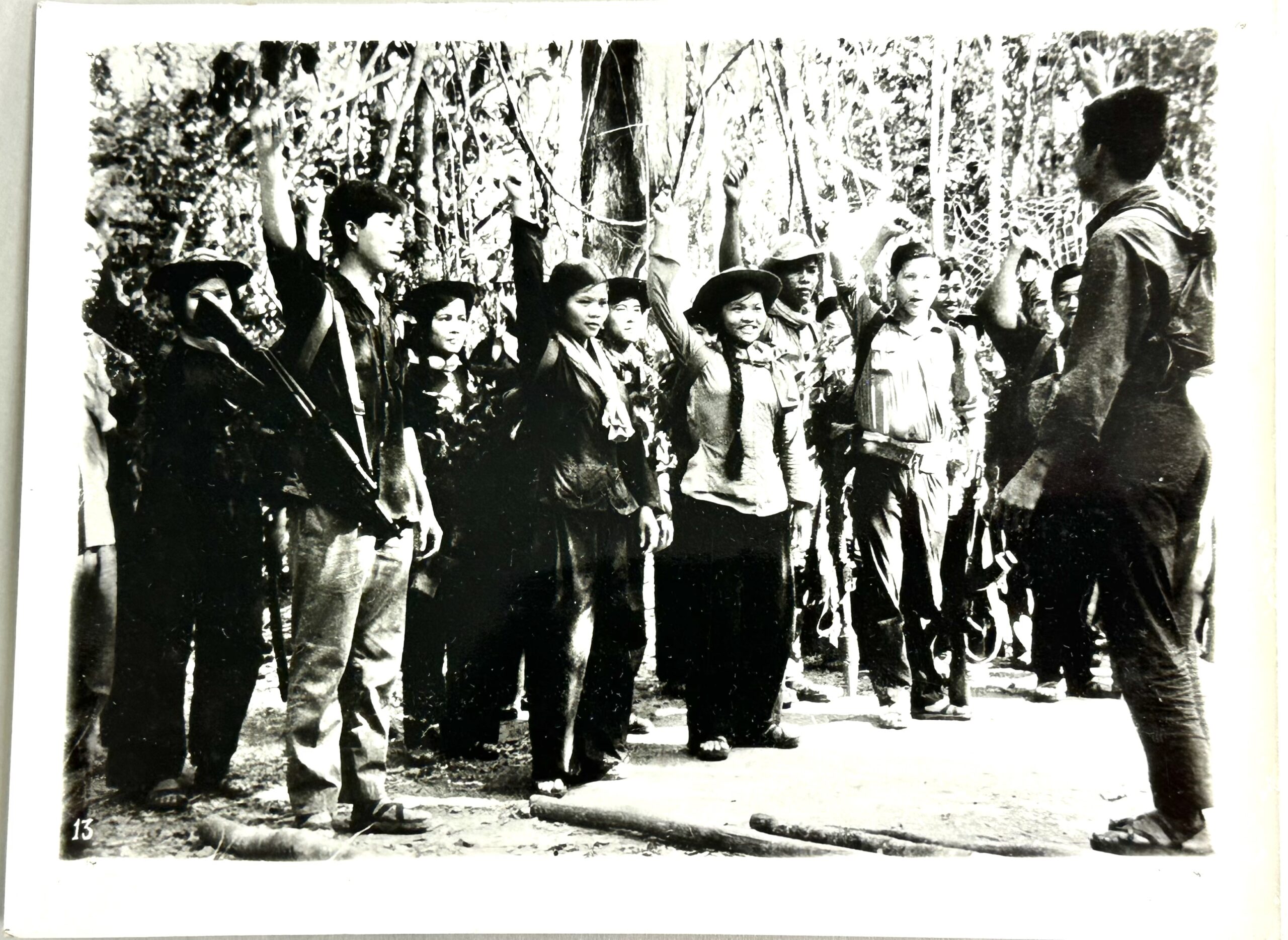 North Vietnamese Army Propaganda Photo Viet Cong Squad - Image 2