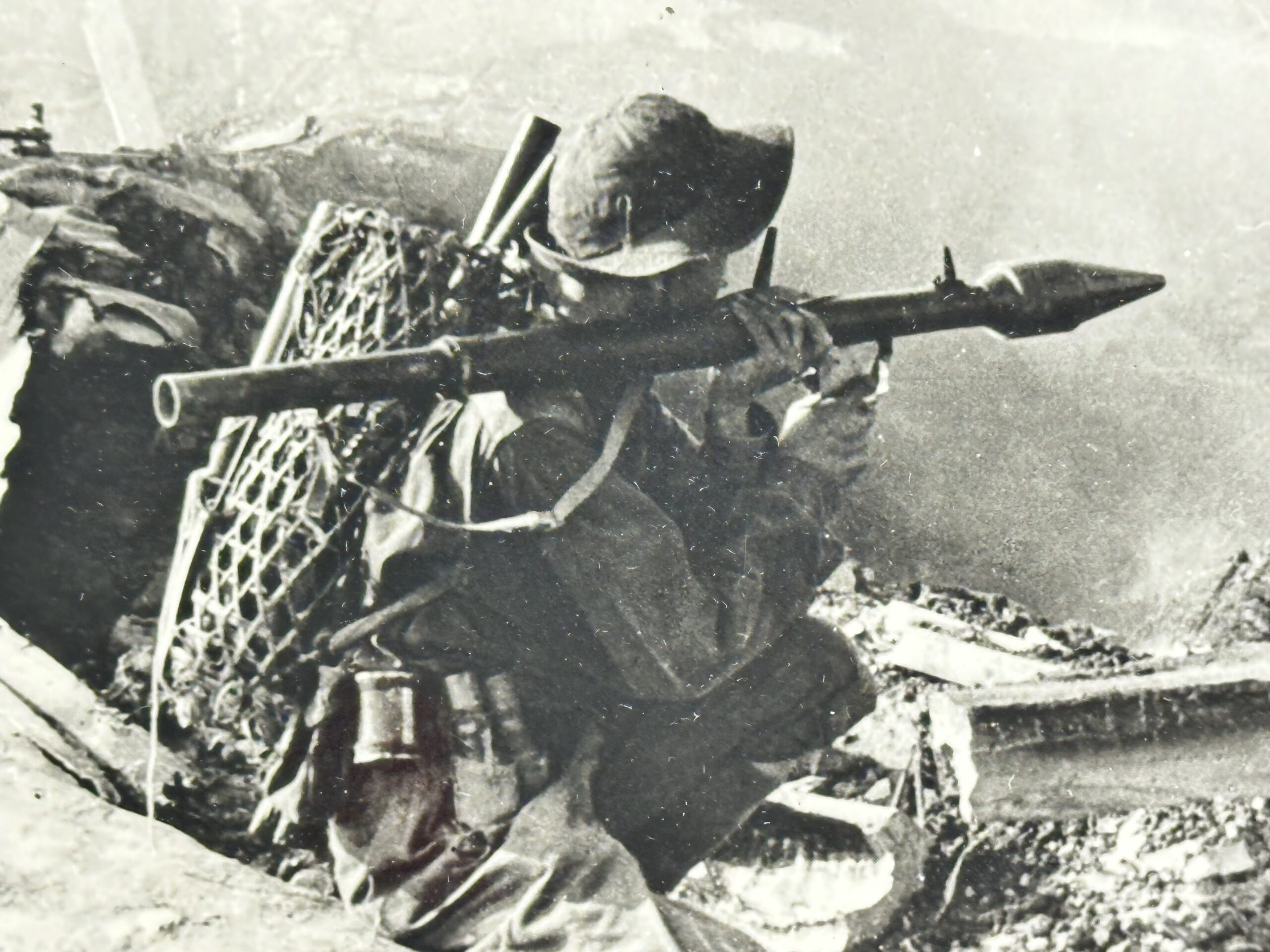 North Vietnamese Army Propaganda Photo RPG