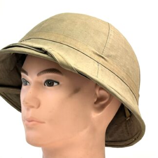 WW2 Japanese Battle Damaged Sun Helmet Osaka 1944