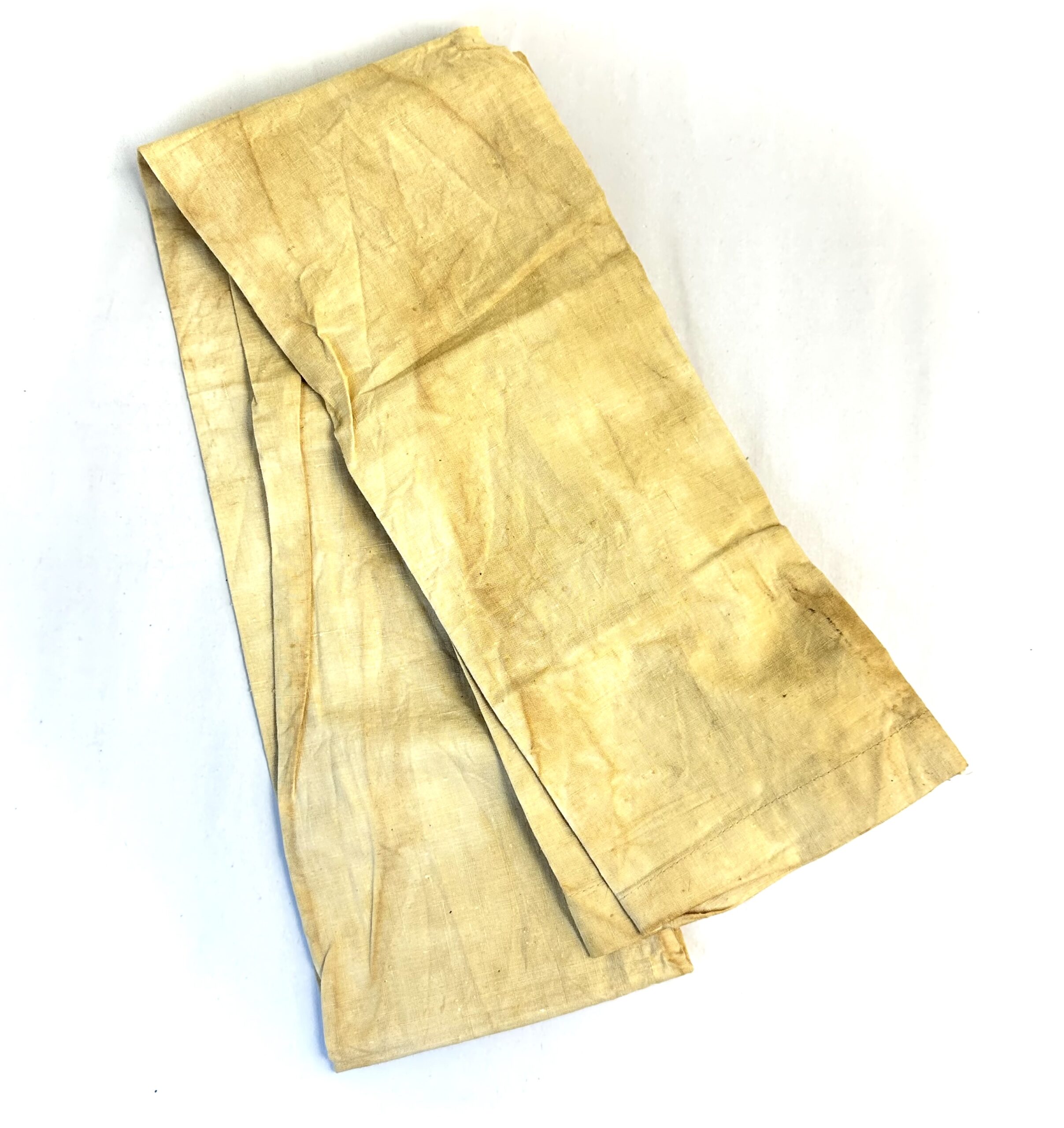 Chinese Korean War Khaki Linen Rice Tube - Image 3
