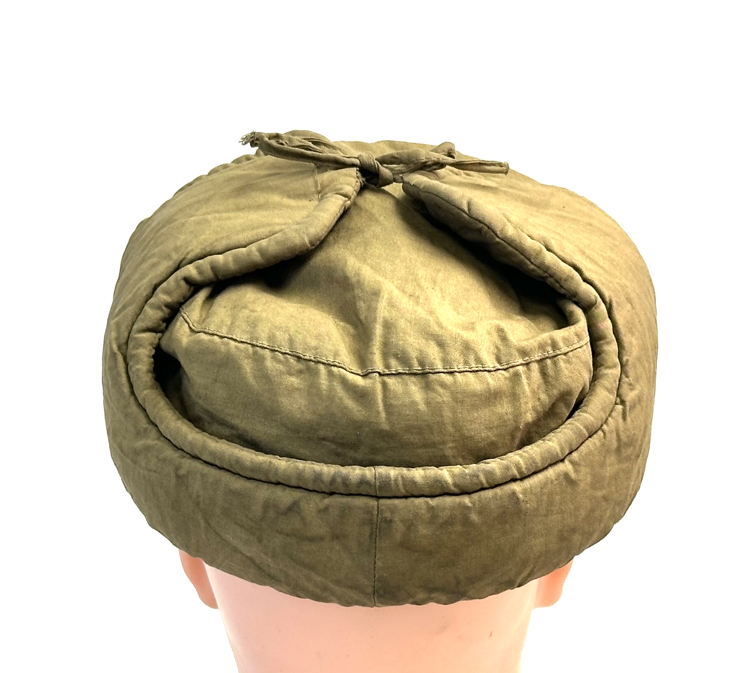 North Korean Korean War Padded Winter Hat with Badge - Image 5