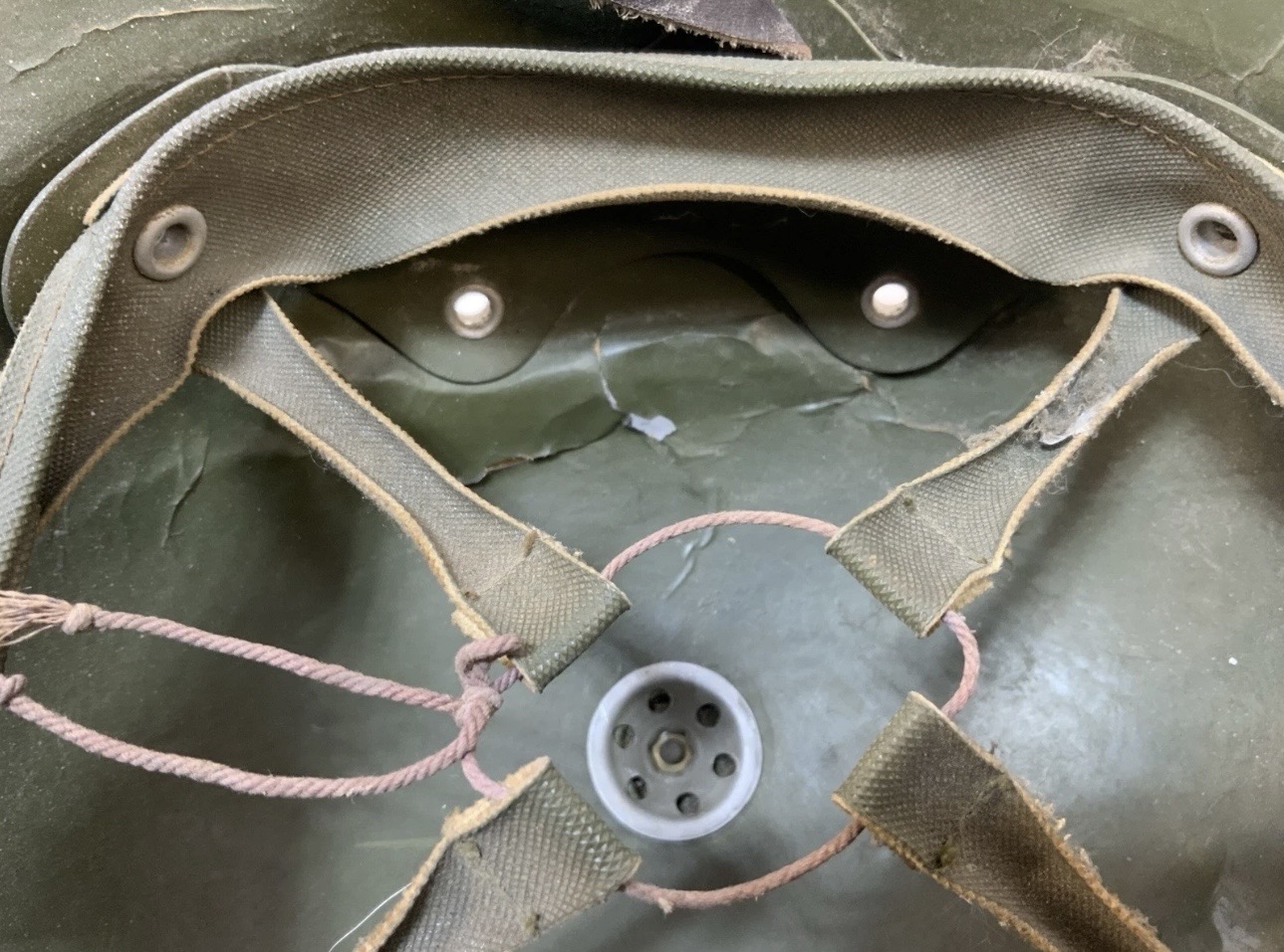 North Vietnamese Army Battledamaged 3rd Generation Cardboard Sun Helmet - Image 13