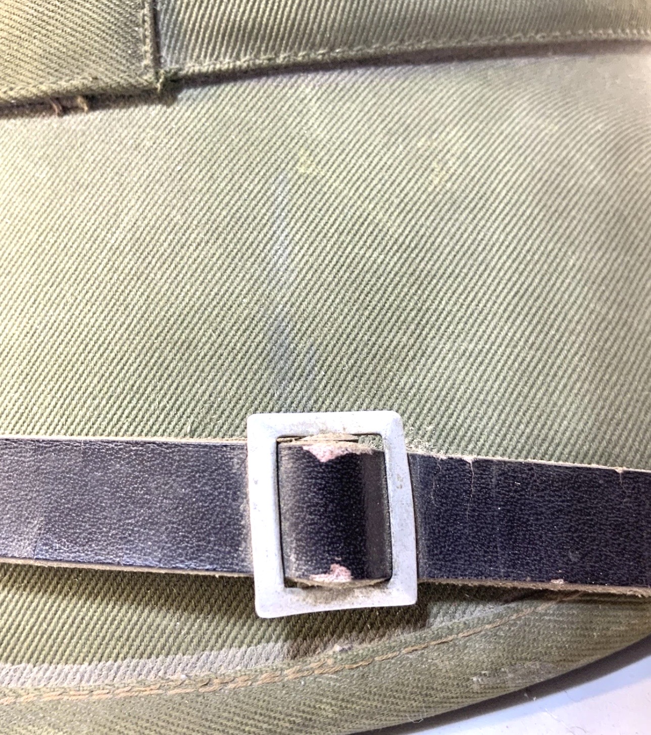 North Vietnamese Army Battledamaged 3rd Generation Cardboard Sun Helmet - Image 6