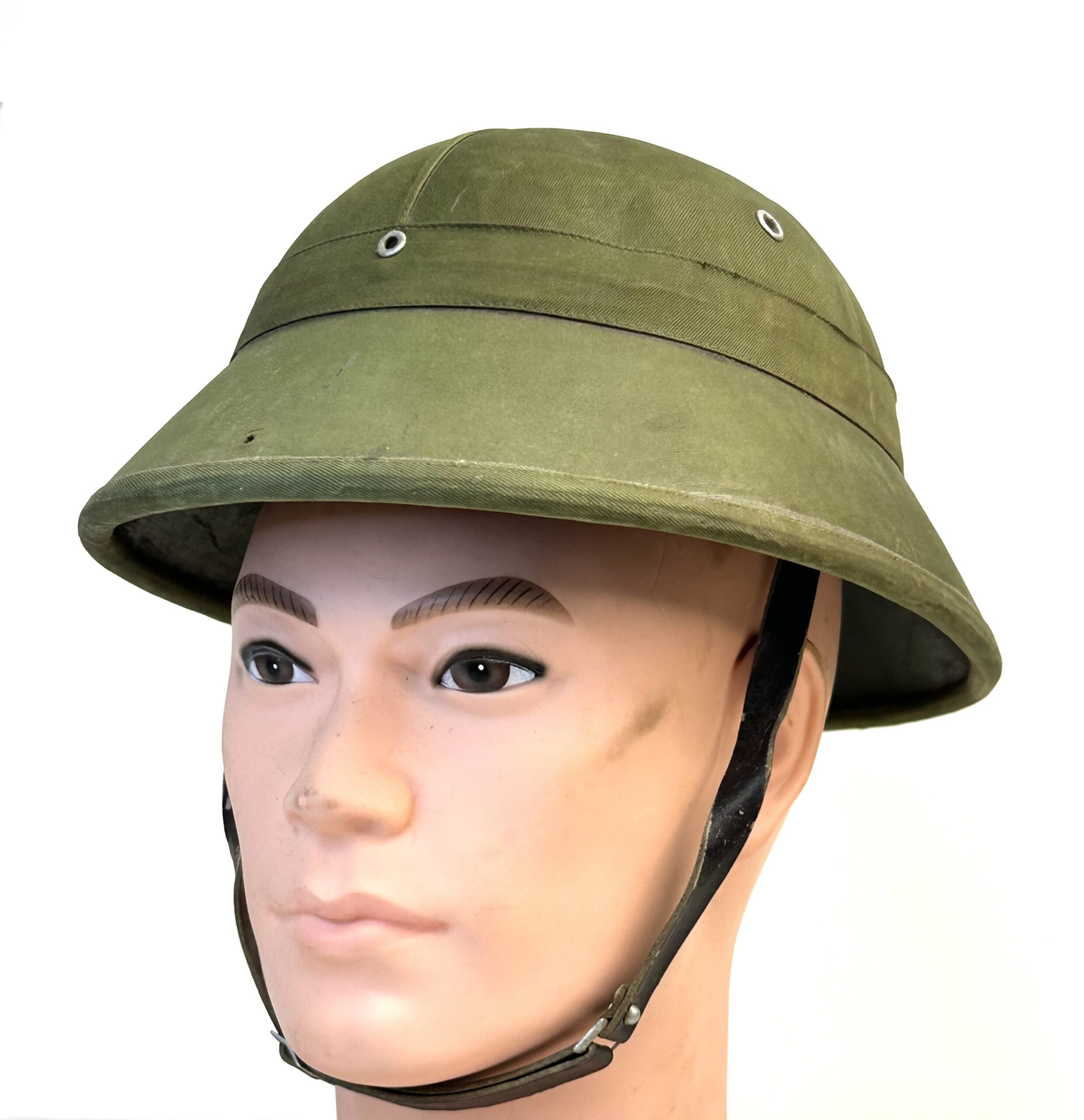 North Vietnamese Army Battledamaged 3rd Generation Cardboard Sun Helmet