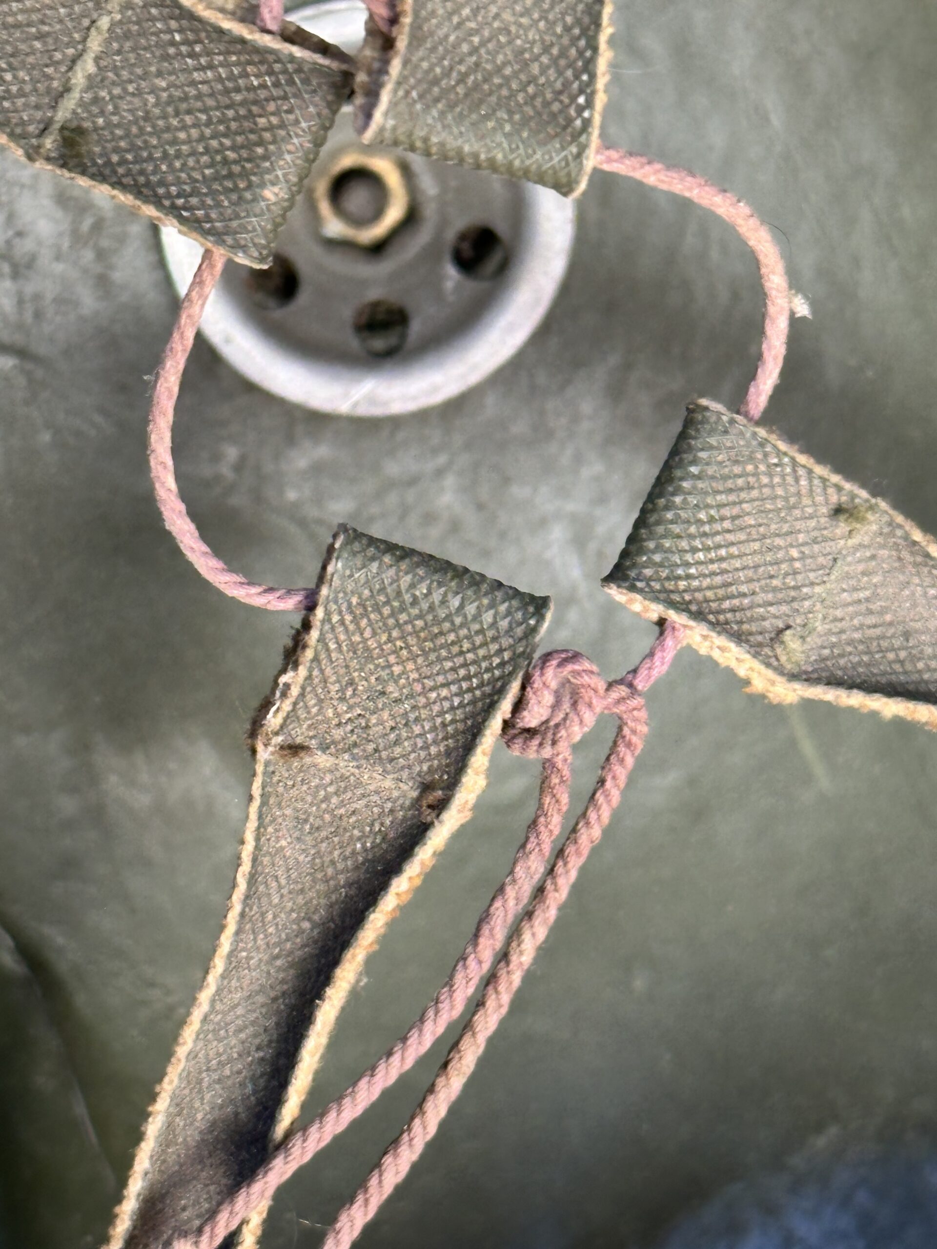 North Vietnamese Army Battledamaged 3rd Generation Cardboard Sun Helmet - Image 18
